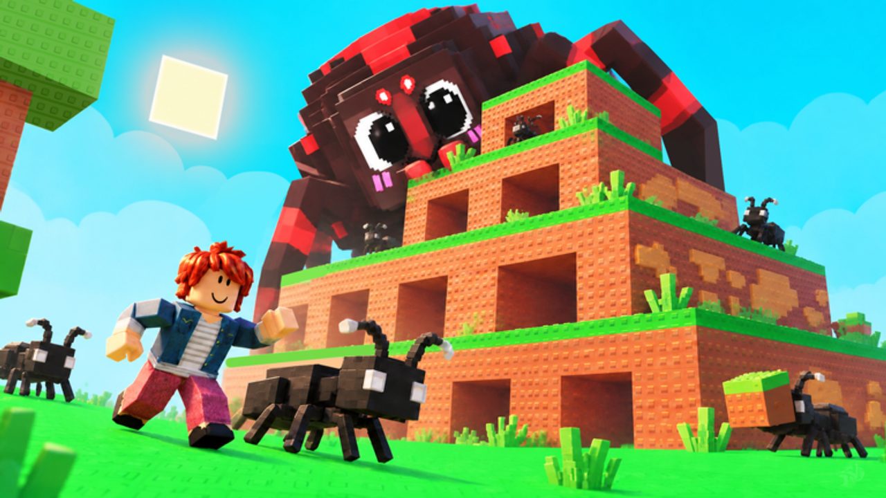 Build An Ant Empire colony with ants collecting food near the Ant Queen and nest tunnels